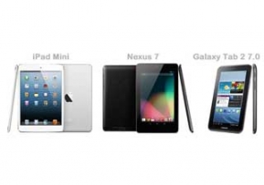 iPad Mini: เปรียบเทียบ iPad Mini, Google Nexus 7, Samsung Galaxy Tab 2 7.0 ใครจะแน่กว่ากัน!
