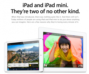 iPad: Apple ชี้แจง 11 เหตุผลที่คุณต้องหลงรัก iPad, iPad Mini บนหน้าเว็บ!