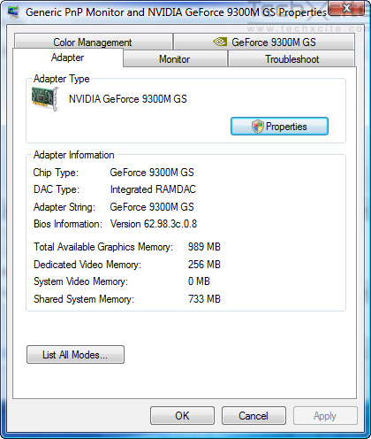 intel gma 4500mhd dynamic video memory technology 5.0 vs nvidia geforce 9300ms