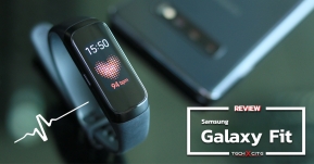 Review: Samsung Galaxy Fit สายรัดข้อมือผู้ช่วยอัจฉริยะ จอสี ทัชสกรีน ฟังก์ชั่นเพียบ!!