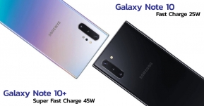 ยืนยัน Samsung Galaxy Note 10 รองรับระบบ fast charge ที่ 25W และ Note 10+ ที่ 45W