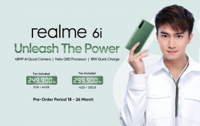 realme เปิดตัว realme 6i ในประเทศพม่า ใช้ชิปเซ็ต Helio G80 รุ่นแรกของโลก พร้อมสเปคอัปเกรดจัดเต็ม !!