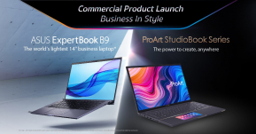 ASUS ส่ง ‘ExpertBook B9’ เดินหน้าบุกตลาดโน้ตบุ๊กกลุ่มธุรกิจ และ ‘ProArt StudioBook Series’ ที่สุดของโน้ตบุ๊กแห่งยุค