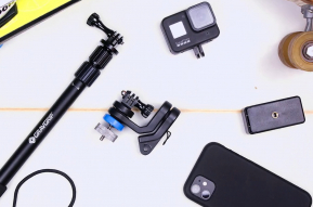 Gadget : Gimbal หรือไม้กันสั่นไร้แบตเตอรี่ GravGrip นิ่งได้ง่ายๆสำหรับมือถือและ GoPro