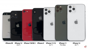 เปรียบเทียบขนาดตัวเครื่องระหว่าง iPhone 12 กับ iPhone SE, 7, 8, SE 2020, X, 11 Pro ใหญ่ขึ้น-เล็กลงแค่ไหน มาชมกัน !!