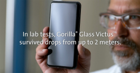 เปิดตัว Gorilla Glass Victus กระจกกันรอยรุ่นใหม่ ตกจากความสูง 2 เมตร จอไม่แตก มีคลิปทดสอบ
