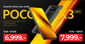 เปิดตัว POCO X3 NFC ที่สุดแห่งสมาร์ทโฟนระดับกลาง จอ 120Hz ชิป Snap 732G แบตฯ 5160mAh ในราคาเริ่มต้น 6,999 บาท !