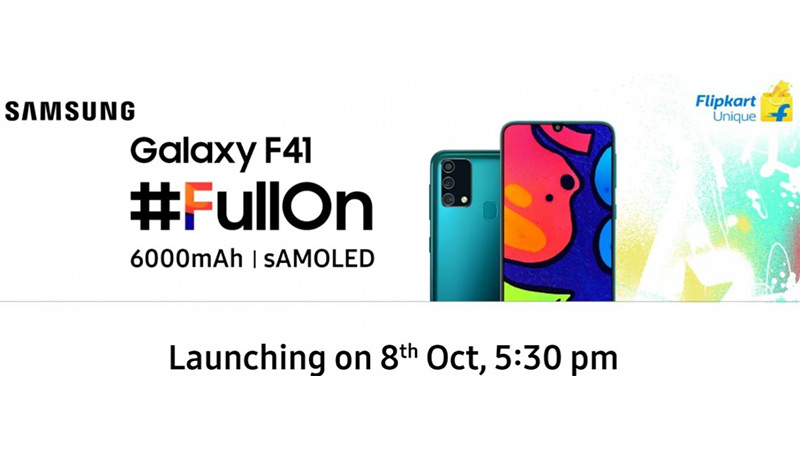 เผยข้อมูล Samsung Galaxy F41 รุ่นแรกตระกูล F-Series จ่อเปิดตัว 8 ต.ค. นี้