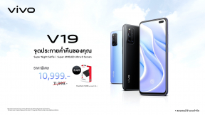 Vivo V19 สมาร์ตโฟนกล้องหน้าคู่สุดล้ำ  ราคาใหม่เพียง 10,999 บาท พร้อมรับฟรี Power bank