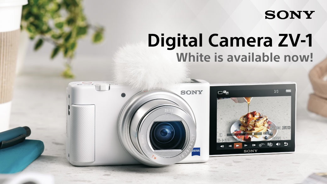 Sony ไทยอวดโฉมกล้องคอมแพ็คท์ ZV-1 สีขาวใหม่ล้ำเทรนด์ พร้อมเปิดให้สั่งจองแล้ววันนี้ !