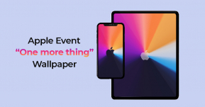 ดาวน์โหลด Wallpaper Apple Event “One more thing” สำหรับ iPhone, iPad และ mac ได้แล้วที่นี่ !!