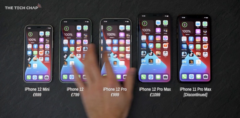 Compara Iphone 12 Mini Vs 12 Vs 12 Pro Vs 12 Pro Max Vs Iphone 11 Pro Max Con Resultados Impactantes Con Clips