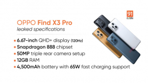 Geekbench เผยสเปค OPPO Find X3 Pro รุ่นท็อปสุด มาพร้อม CPU Snapdragon 888 RAM 12GB และอื่นๆ