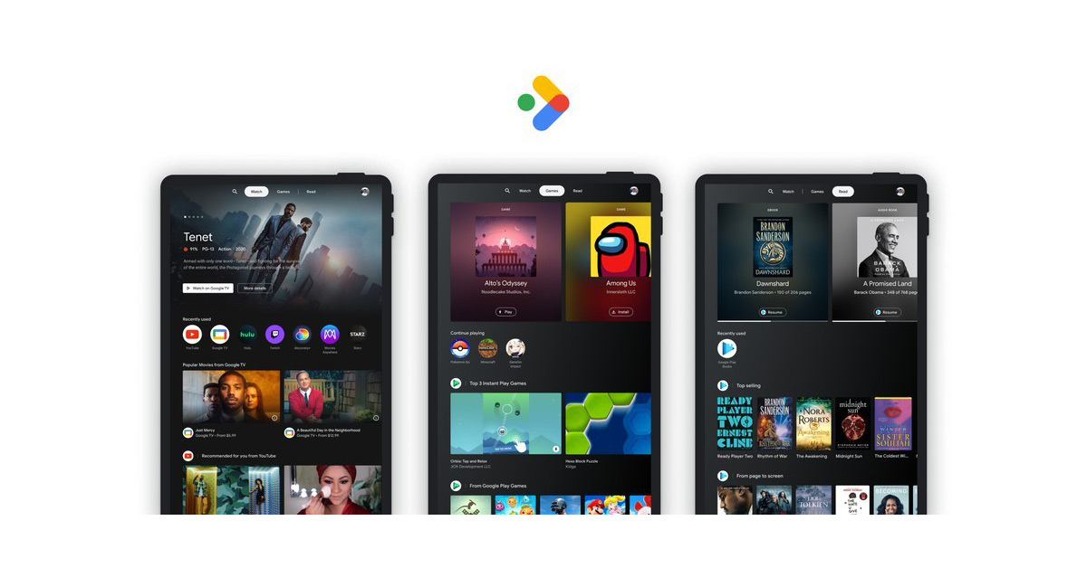 Google เปิดตัว Entertainment Space ฟีเจอร์ใหม่สำหรับแท็บเล็ต Android OS เท่านั้น