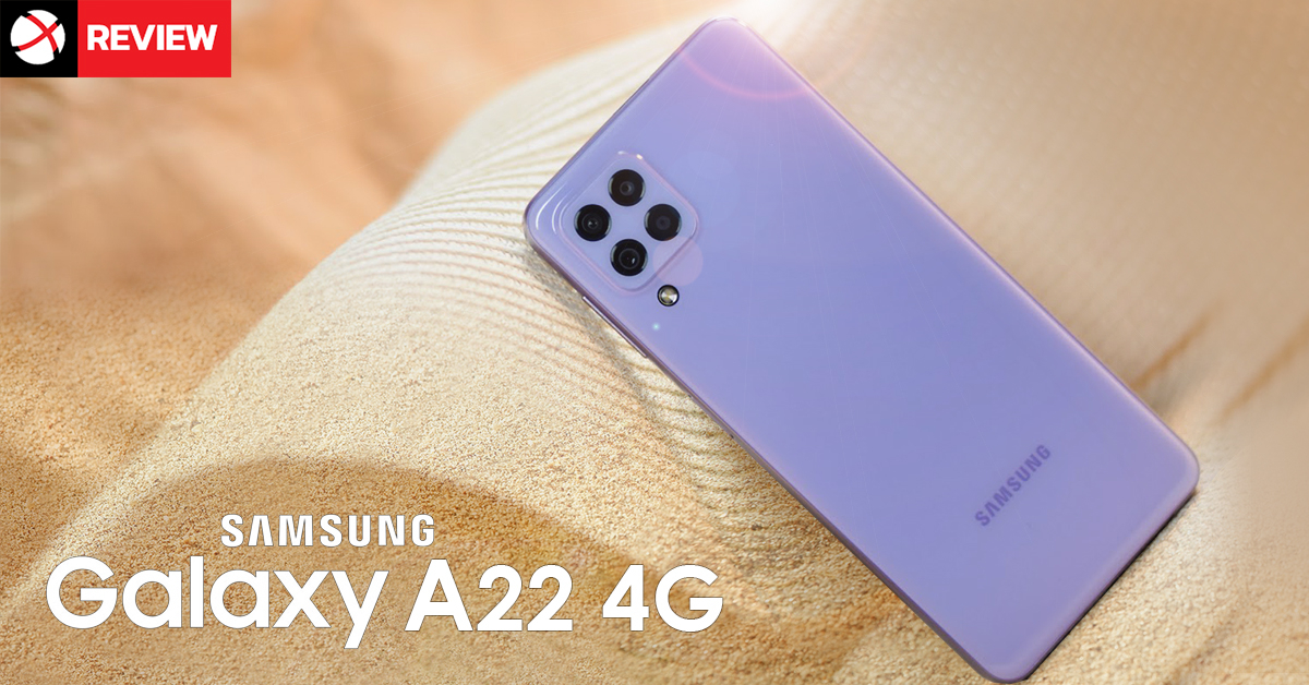 รีวิว Samsung Galaxy A22 4G มือถือสุดคุ้มค่าราคาดี เล่นเกมลื่น แบตเตอรี่อึด 5000 mAh!