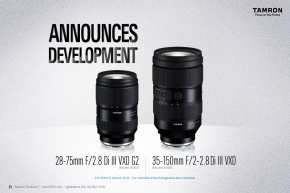 Tamron  ประกาศการพัฒนาเลนส์รุ่นใหม่ 2 รุ่น สำหรับกล้อง Sony Full Frame Mirrorless