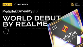 Realme ยืนยันพวกเขาจะได้ใช้ชิปประมวลผล mediatek dimensity 810 เป็นเจ้าแรก