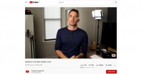 YouTube ประกาศเตรียมซ่อนตัวเลขการกด Dislike ในทุกวีดีโอ