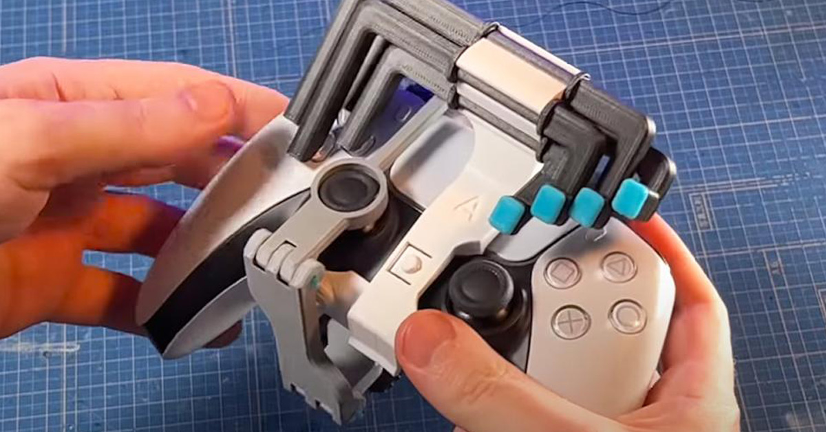 นักออกแบบชาวญี่ปุ่นใช้ 3D Printer ดัดแปลงคอนโทรลเลอร์ PS5 DualSense เล่นได้ด้วยมือข้างเดียว