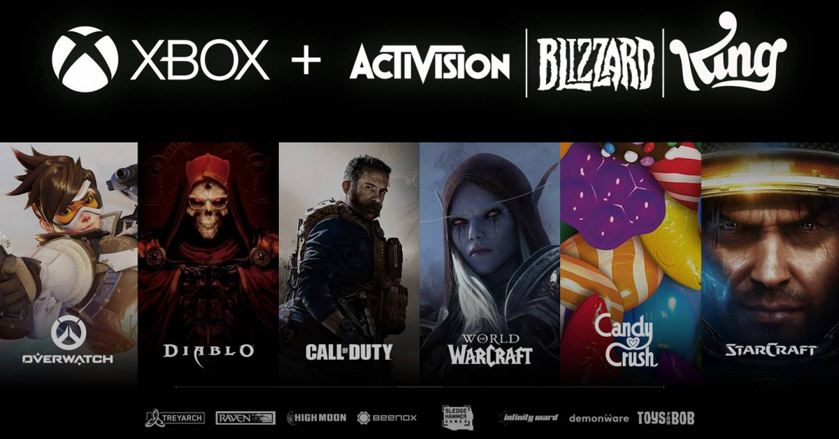Microsoft ประกาศซื้อกิจการ Activition Blizzard มูลค่า 68.7 พันล้านดอลลาร์ 