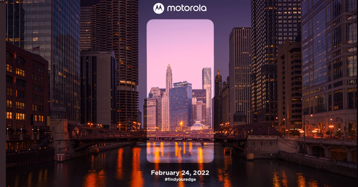 Motorola Edge เรือธง Snapdragon 8 Gen 1 รุ่นใหม่ ยืนยันวันเปิดตัวแล้ว เจอกัน 24 ก.พ. นี้