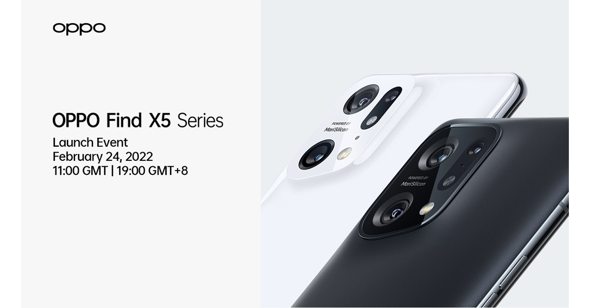 OPPO Find X5 Series สมาร์ทโฟนเรือธงกล้อง Hasselblad ยืนยันเปิดตัว 24 กุมภาพันธ์นี้