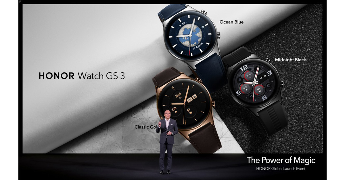 เปิดตัวสมาร์ทวอทช์ Honor Watch GS3 และหูฟังรุ่นใหม่ Earbuds 3 Pro ในงาน MWC 2022