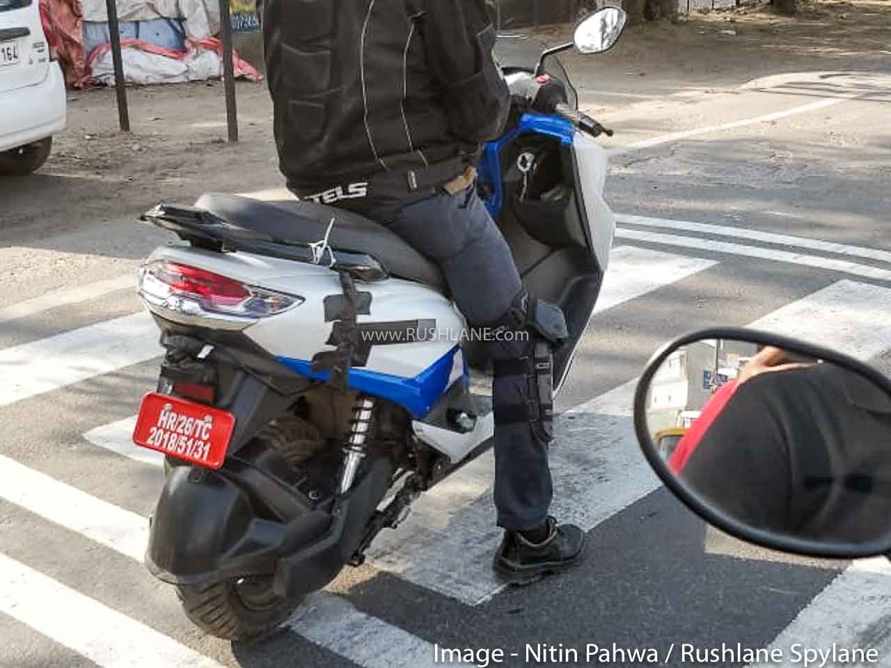 Suzuki Burgman EV Scooter ถูกจับภาพได้ขณะวิ่งทดสอบในประเทศอินเดีย