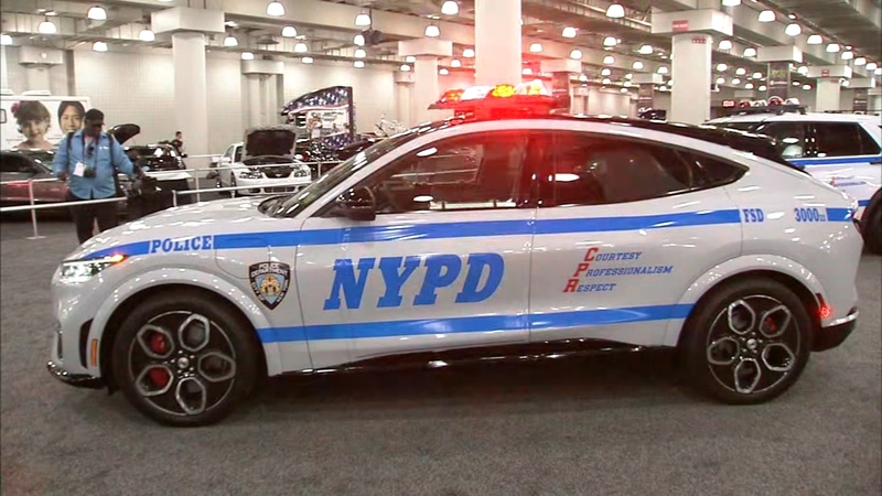 กรมตำรวจนิวยอร์กขอร่วมรักษ์โลกด้วยการเปิดตัวรถตำรวจ Ford Mustang Mach-E GT