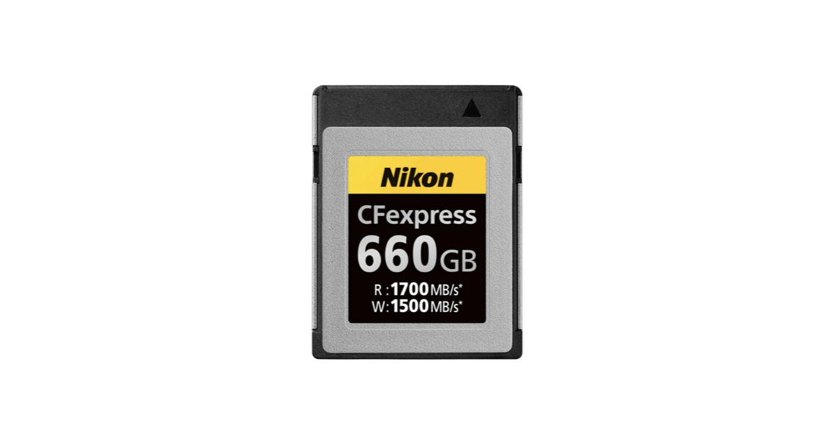 Nikon เปิดตัวผลิตภัณฑ์ใหม่กับ CFexpress Type B ความจุ 660 GB ราคาประมาณ 25,000 บาท