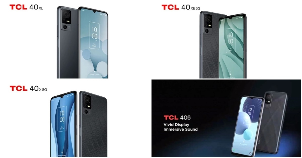 TCL เปิดตัวสมาร์ทโฟน 4 รุ่นที่งาน MWC 2023 ประกอบด้วย TCL 40 XL, 40 XE 5G, 40 X 5G และ 406