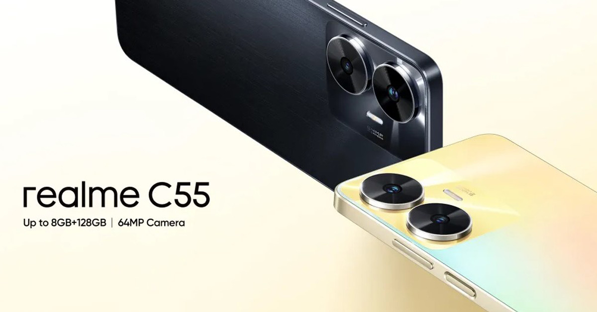 เปิดตัว Realme C55 สมาร์ทโฟนรุ่นประหยัดมีฟีเจอร์คล้าย Dynamic Island ของ Apple