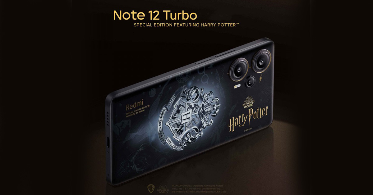 เปิดตัว Redmi Note 12 Turbo สมาร์ทโฟน Snapdragon 7+ Gen 2 พร้อมรุ่นพิเศษ Harry Potter Edition