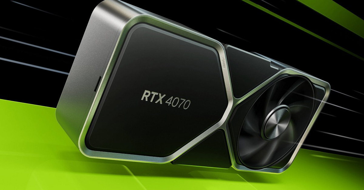 เปิดตัว Nvidia GeForce RTX 4070 รุ่นถูกสุดของซีรีย์ 40