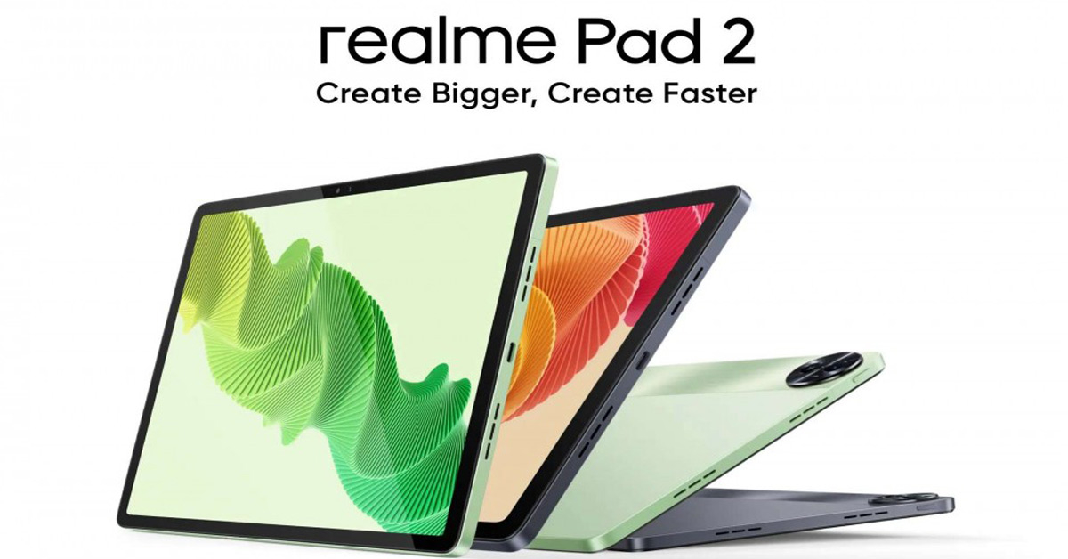 เปิดตัว Realme Pad 2 แท็บจอใหญ่ 11.5 นิ้ว ชิป Helio G99 แรงๆ ชาร์จก็ไว