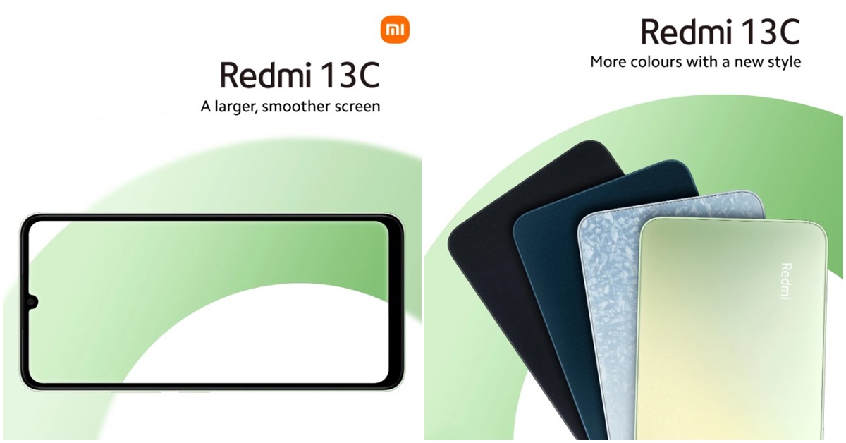 Xiaomi ปล่อยทีเซอร์ Redmi 13C โชว์ดีไซน์พร้อมสีสันสดใส 4 สี