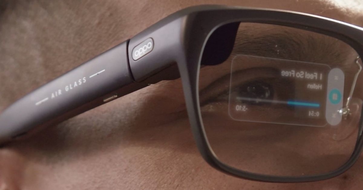เปิดตัว Oppo Air Glass 3 XR ต้นแบบแว่นอัจฉริยะใหม่ล่าสุด ออกแบบใหม่เหมือนแว่นเดิมๆ เพิ่มเติมคือมี AI