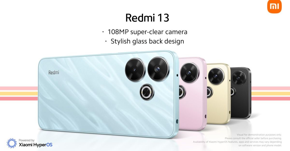 Xiaomi เปิดตัว Redmi 13 รุ่นแรกของซีรีย์ที่ได้กล้อง 108MP CPU Helio G91 ชาร์จไว 33W