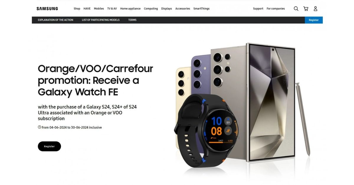ยังไม่เปิดตัว แต่แจกซะแล้ว! Samsung Galaxy Watch FE ถูกแจกสำหรับลูกค้า S24 Series