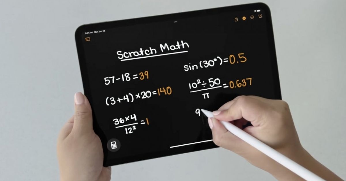 iPadOS 18 นำแอปเครื่องคิดเลขดีๆ มาสู่ชีวิตไอแพดแล้ว หลังจากรอมาตลอด 14 ปี