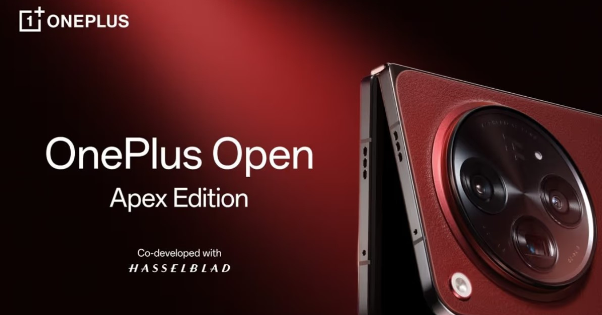 เปิดตัว OnePlus Open Apex Edition มือถือฝาพับเกมมิ่ง อัพ RAM 16GB ROM 1TB