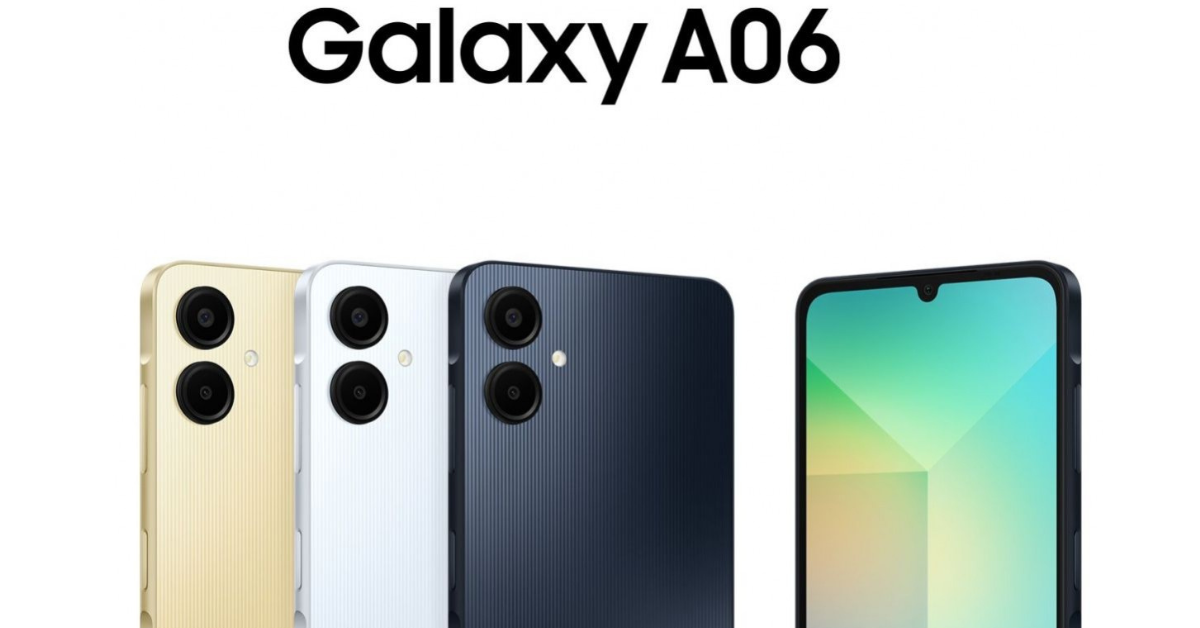 Samsung Galaxy A06 เผยตัวเลือกสี อย่างสีเหลือง!?