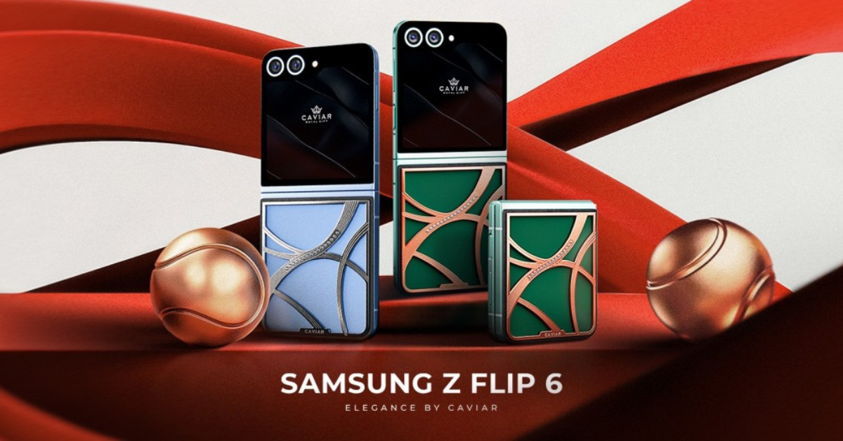 Caviar เปิดตัว Samsung Galaxy Z Flip6 ดีไซน์สุดหรู ได้แรงบันดาลใจจาก Tennis-core