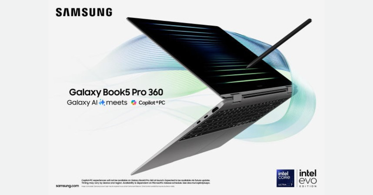 เปิดตัว Samsung Galaxy Book 5 Pro 360 มาพร้อม CPU Intel Core 7 Ultra Series 2 ตัวแรงรุ่นใหม่