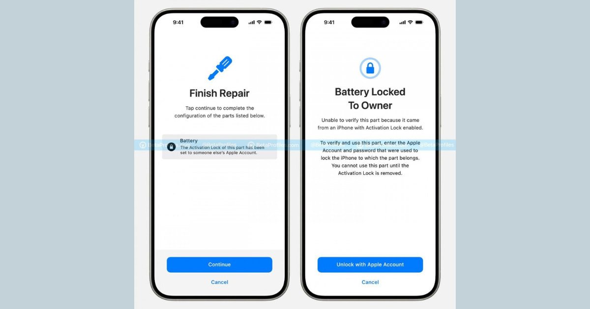 iOS 18 เตรียมเปิดใช้งานฟีเจอร์ Activation Lock ป้องกันการใช้งาน iPhone ที่ถูกขโมย