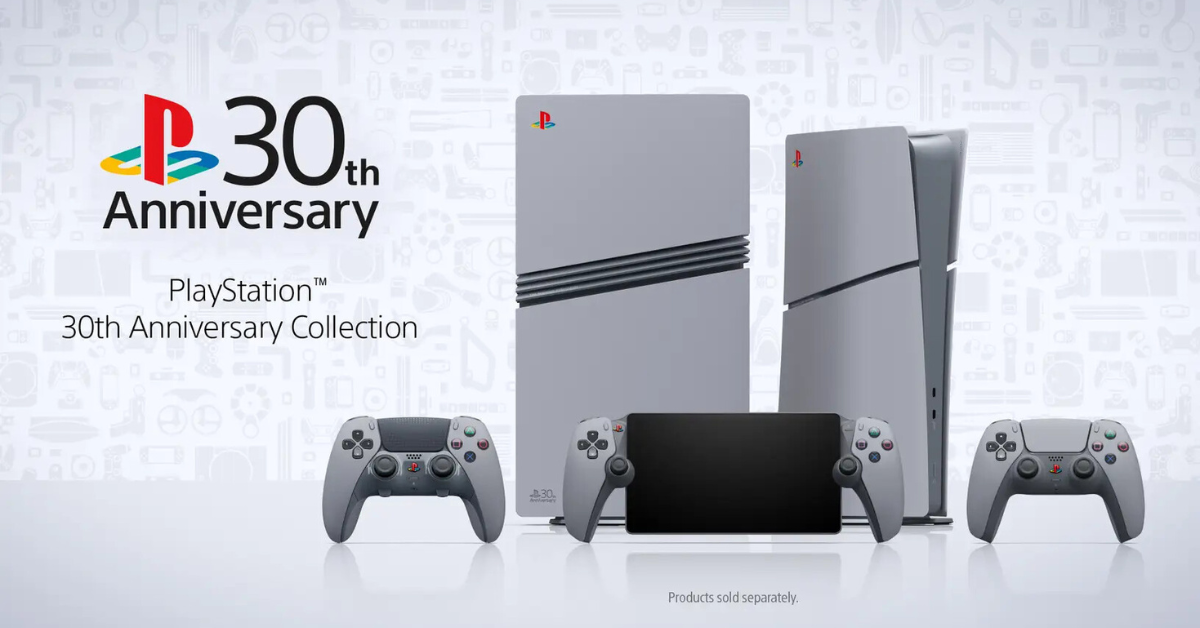 Sony เปิดตัว PS5 ดีไซน์พิเศษ สีเทาสไตล์ PS1 ฉลองครบรอบ 30 ปี PlayStation