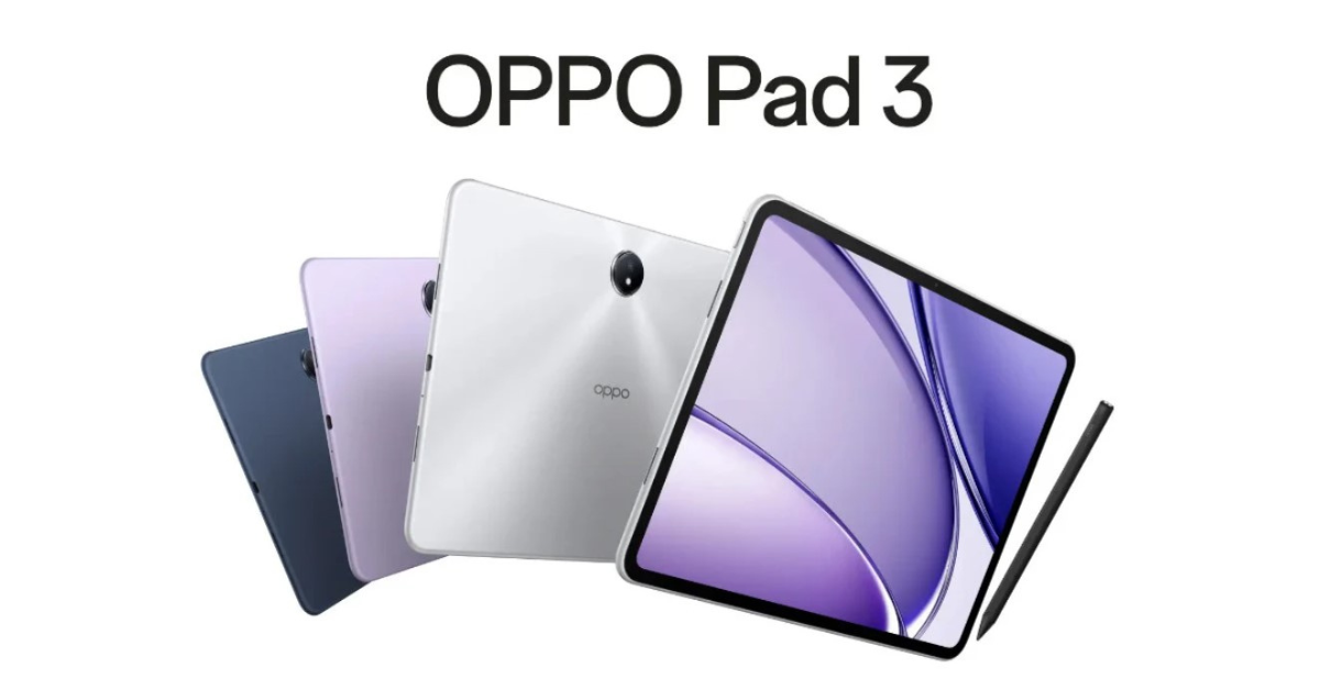 หลุดทีเซอร์ Oppo Pad 3 แท็บเล็ตรุ่นประหยัด ได้จอดี และมีชิป Dimensity 8350 