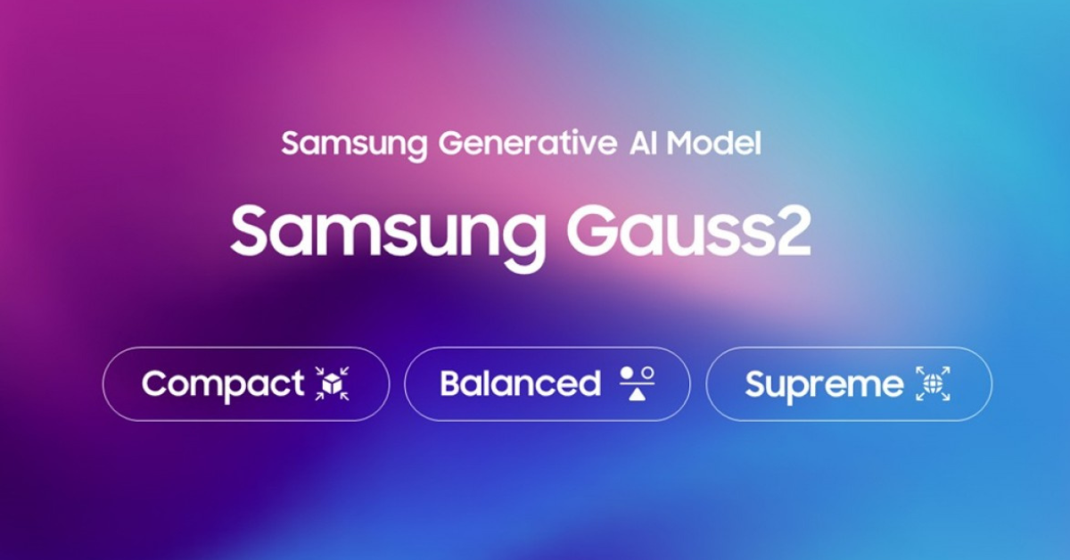 Samsung เปิดตัวโมเดล Gauss2 AI ซึ่งเป็น generative AI เวอร์ชั่นอัปเกรด