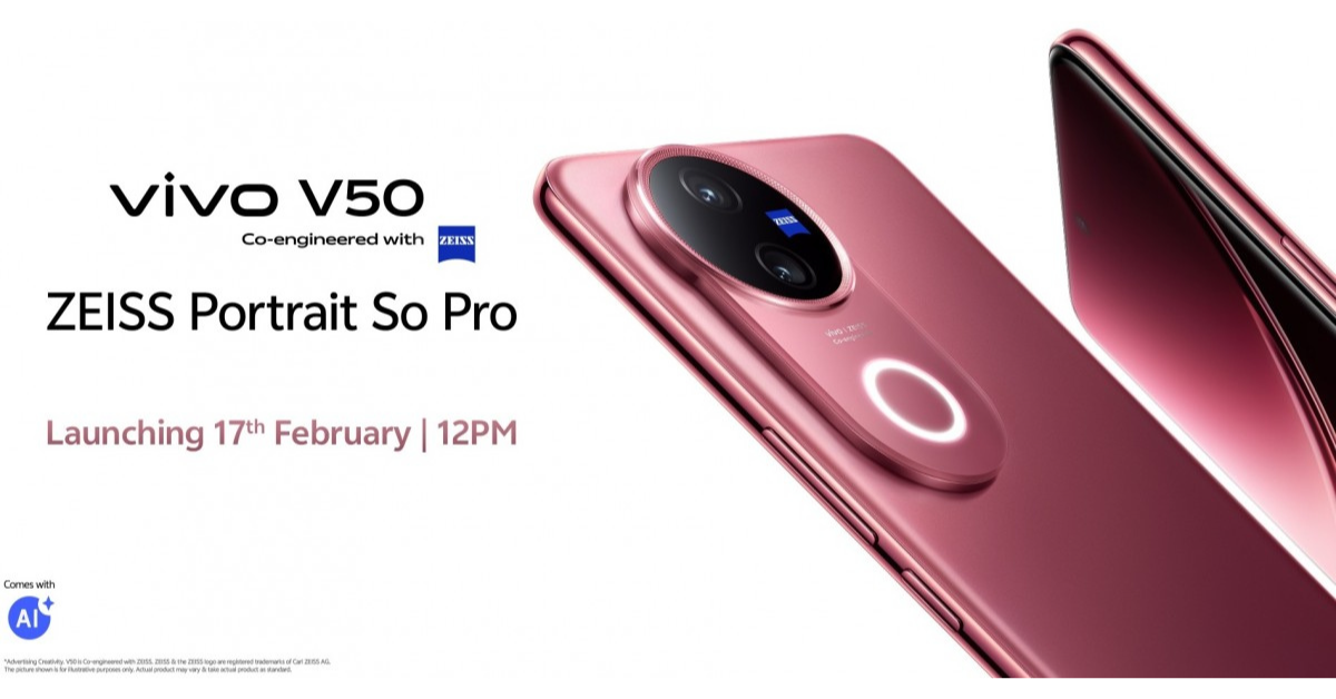 vivo V50 ประกาศเตรียมเปิดตัวในอินเดีย 17 กุมภาพันธ์นี้