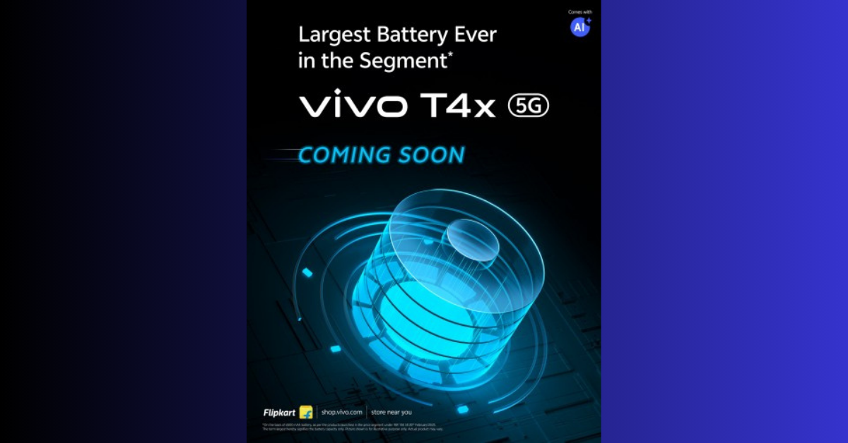 vivo T4x 5G จ่อเปิดตัว 20 กุมภาพันธ์นี้ เผยข้อมูลราคา และขนาดแบตเตอรี่แล้ว